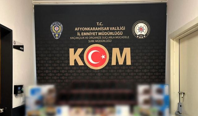 Afyonkarahisar’da kaçakçılıkla mücadele sürüyor