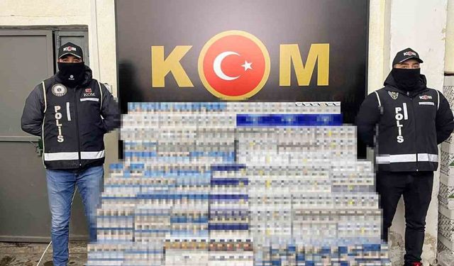 Ağrı’da kaçak sigara operasyonu: 10 bin 400 paket ele geçirildi