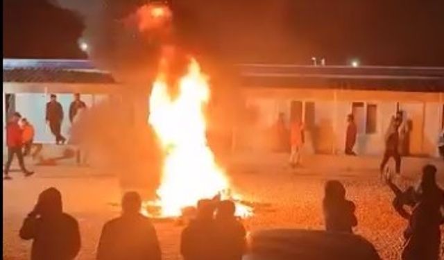 Akkuyu NGS çalışanları, barınma ve beslenme şartları protesto etti