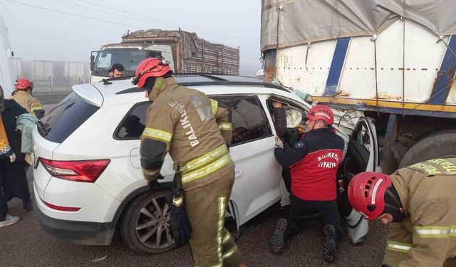 Bandırma-Bursa Karayolunda trafik kazası: 5 Yaralı