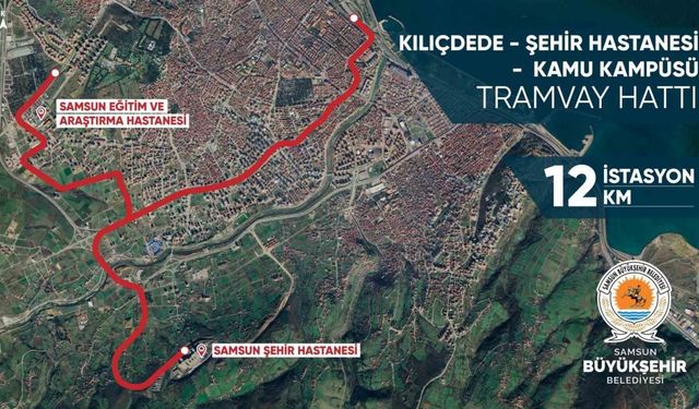 Başkan Doğan: “Samsun Şehir Hastanesi Tramvay Hattı, 2025 Yılı Yatırım Programı’na alındı”