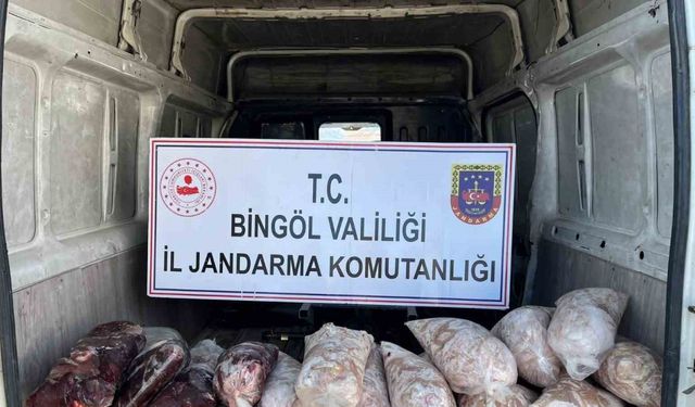 Bingöl’de gıda ve hijyen kurallarına aykırı şekilde taşınan 200 kilo sakatat ele geçirildi