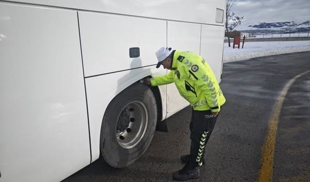 Emniyetten kemer ve kış lastiğine sıkı denetim