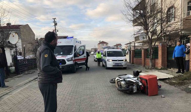 Ergene’de trafik kazası: 1 yaralı