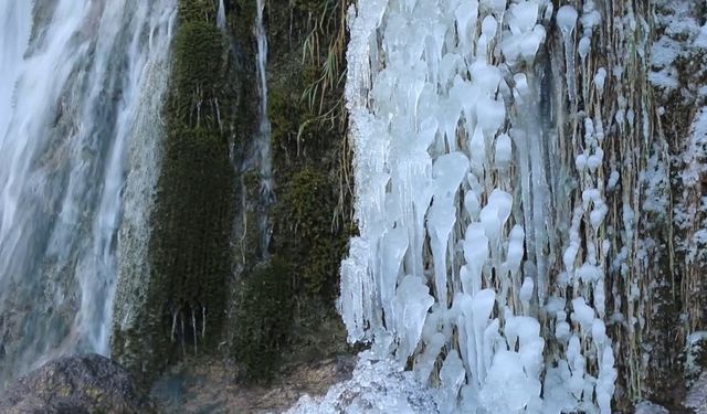 Erzincan 2025 yılının ilk günlerinde buz kesti