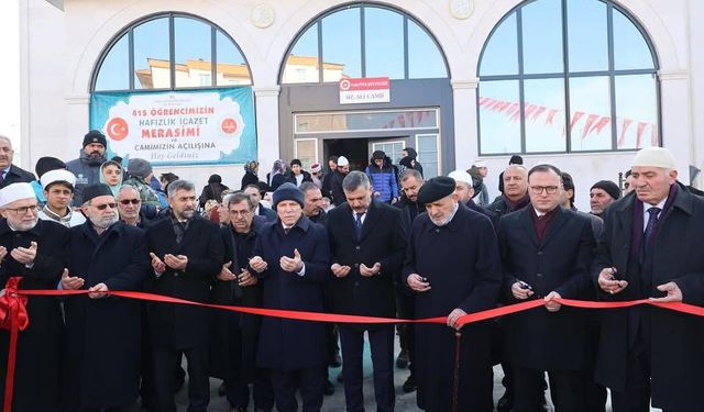 Hz. Ali Camii dualarla açıldı