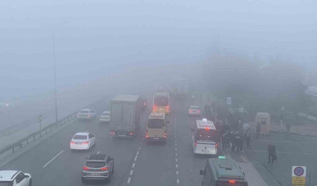 İstanbul’da sis etkili oldu, görüş mesafesi düştü