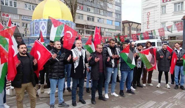 Kütahya’da Filistinli öğrenciler ateşkesi kutladı