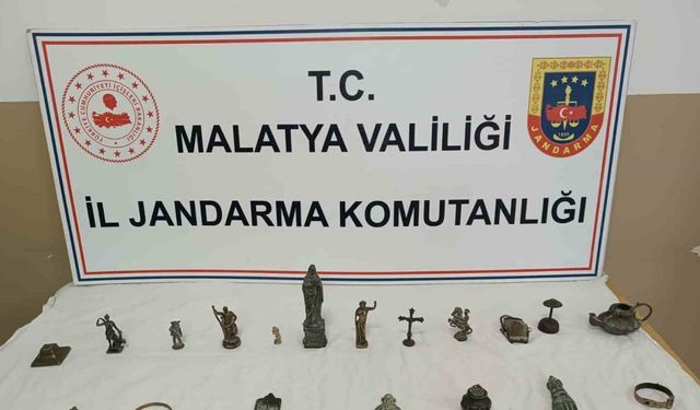 Malatya’da tarihi eser operasyonu: 1 gözaltı