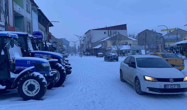 Malazgirt’te dondurucu soğuklar