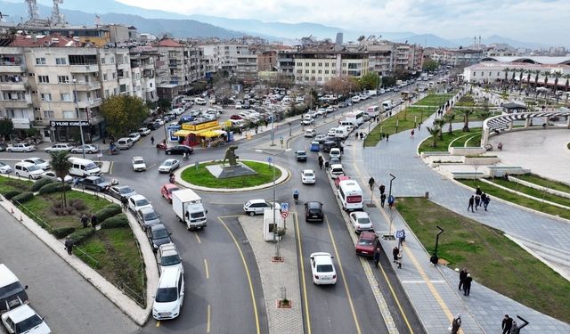 Manisa’da araç sayısı bir yılda 63 bin 409 adet arttı