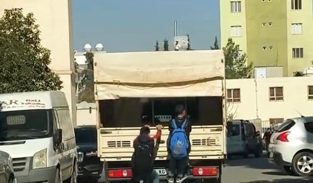 Mardin’de çocukların tehlikeli yolculuğu