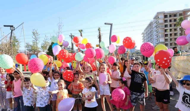 Menemen Çocuk Oyun Köyü ziyaretçi rekoru kırdı