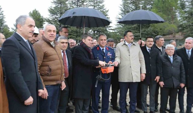 Merzifon 5’inci Ana Jet Üssü’nde Mehmetçik Camii’nin temeli atıldı