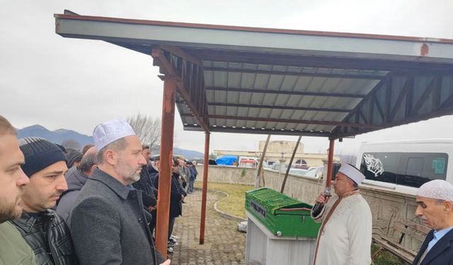 Motosiklet kazasında ölen imam son yolculuğuna uğurlandı