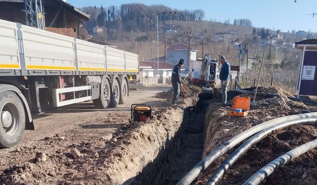 Ordu’da içme suyu hatları yenileniyor