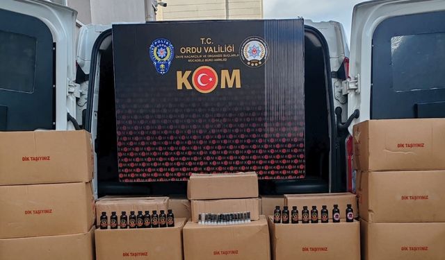 Ordu’da kaçakçılık operasyonlarında 1 tutuklama