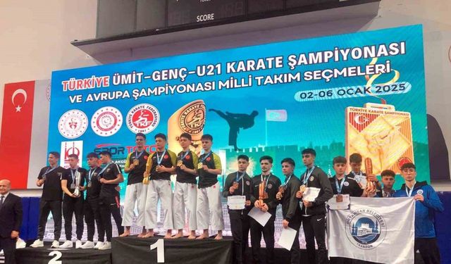 Ortahisar Belediyesi Karate Takımı Ankara’dan 5 bronz madalyayla döndü