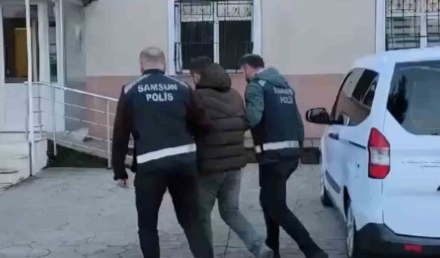 Samsun’da 7,5 yıl hapis cezasıyla aranan şahıs yakalandı