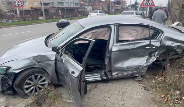 Samsun’da trafik kazası: 3 yaralı