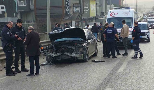 Samsun’da zincirleme trafik kazası: 5 yaralı