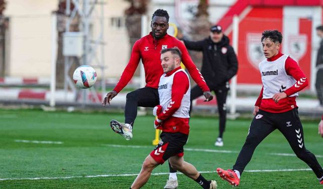 Samsunspor, Gaziantep FK maçı hazırlıklarını sürdürdü