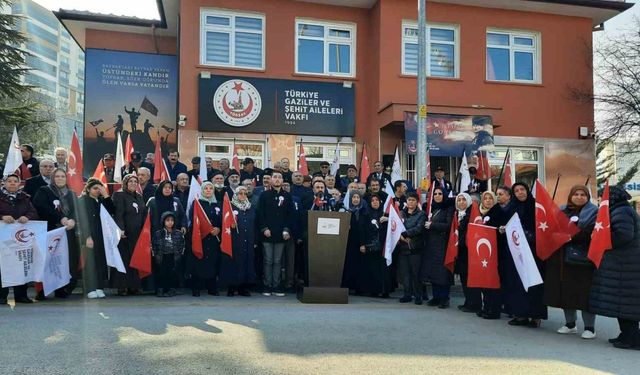 Şehit aileleri ve gazilerden ’Terörsüz Türkiye" desteği