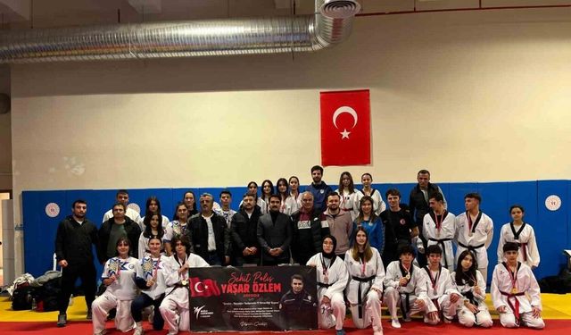 Şehit Polis Yaşar Özlem Muğla’da düzenlenen Taekwondo Turnuvasıyla anıldı