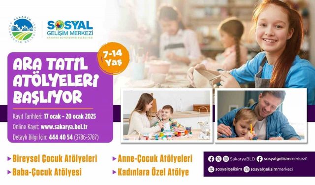 SGM’de Ara Tatil Atölyeleri için kayıtlar başladı