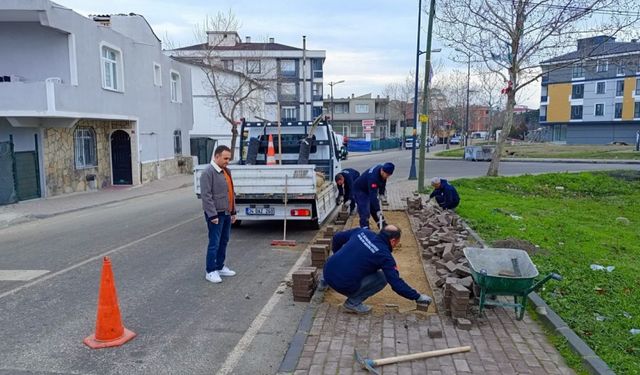 Silivri’de altyapı ve yol çalışmaları hız kesmeden devam ediyor