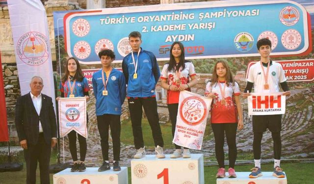 Sultanhisar, Oryantiring şampiyonasına ev sahipliği yaptı