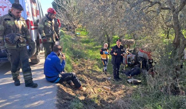 Tamire götürmek istediği traktörün altında kalan sürücü hayatını kaybetti