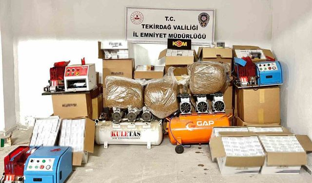 Tekirdağ’da kaçakçılık operasyonlarında 13 kişi hakkında işlem yapıldı