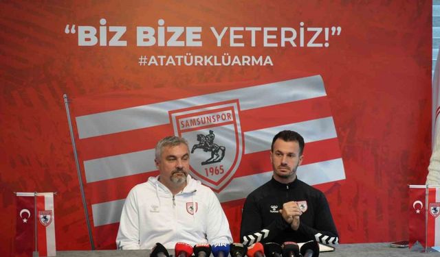 Thomas Reis: “Samsunspor tarihinin en iyi sezonlarından bir tanesini yaşamak istiyoruz”