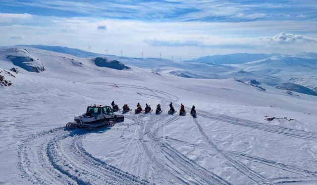 Uzungöl’ün zirveleri kış sporları için yeni cazibe merkezi olmaya aday