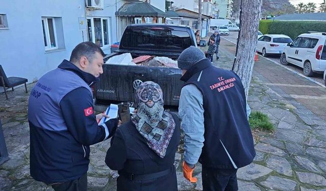 Yasa dışı avlanan kalkanlar, ihtiyaç sahiplerine ücretsiz dağıtıldı