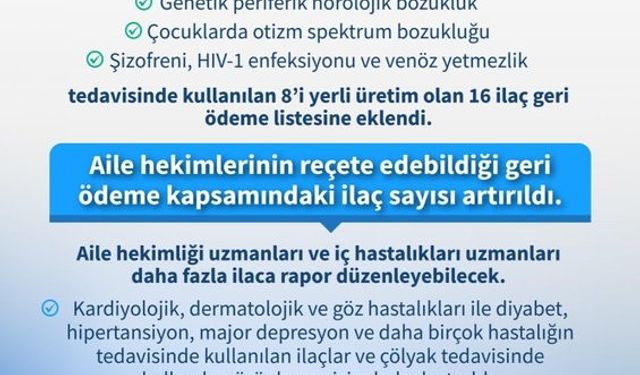 Bakan Işıkhan: "5’i kanser ilacı olmak üzere 16 ilacı geri ödeme kapsamına aldık"