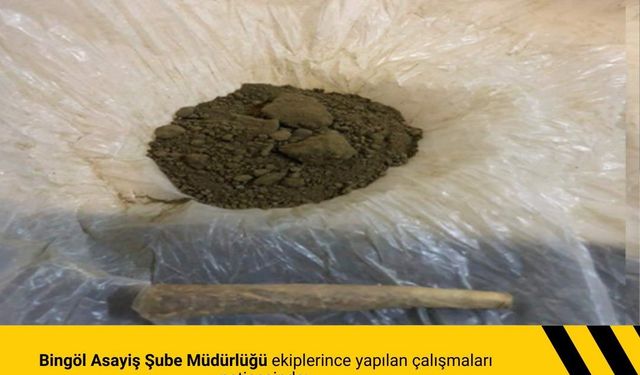 Bingöl’de uyuşturucu madde ele geçirildi
