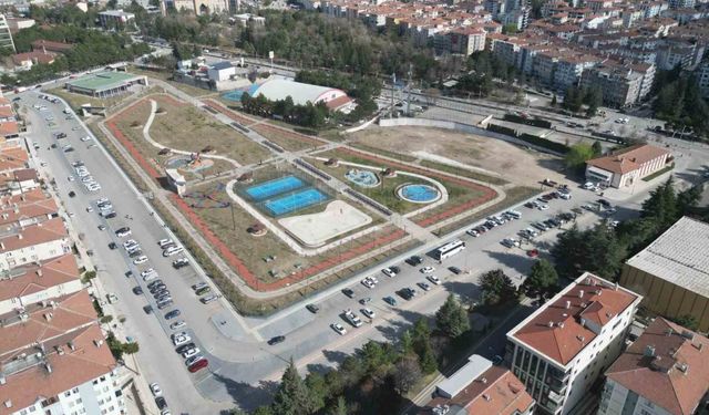 Çorum’daki Yüzüncü Yıl Millet Bahçesi açılışa hazırlanıyor