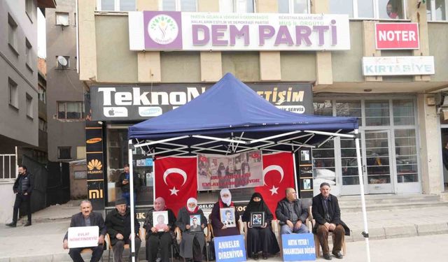 Muş’ta annelerin evlat nöbeti devam ediyor