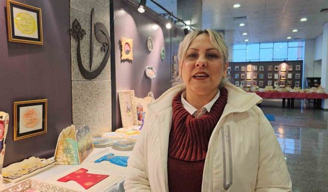 Şehit ve gazi yakınları sanatla anılarını yaşattı