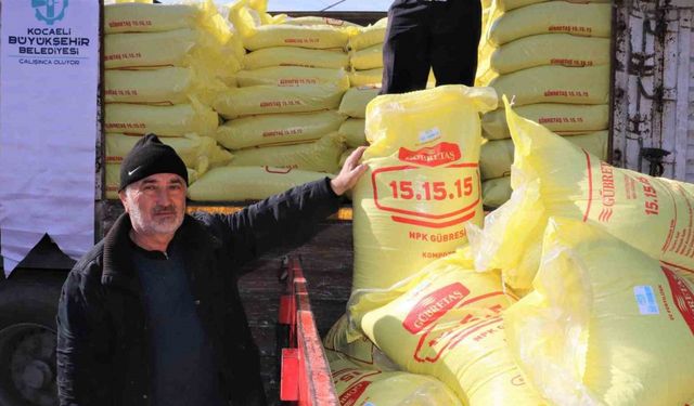 Yüzde 50 hibeli gübre desteği için başvurular yarın başlıyor