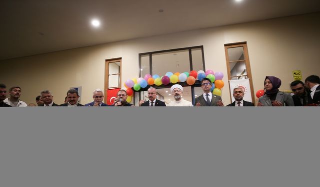Diyanet İşleri Başkanı Erbaş Çanakkale'de İlim Hikmet ve Sanat Merkezi'nin açılışını yaptı: