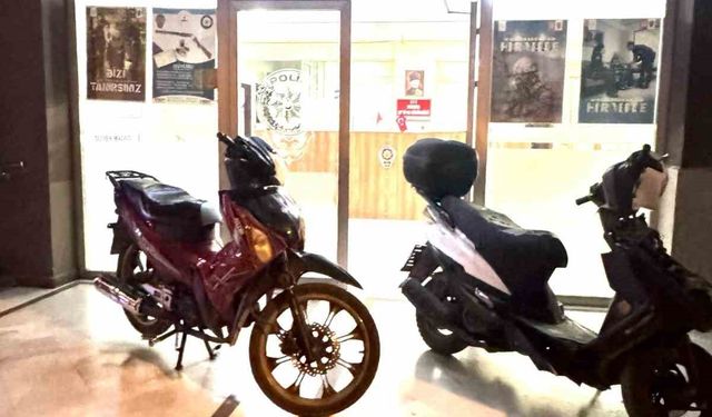 Bekçilerin dikkati sayesinde motosiklet hırsızları yakalandı