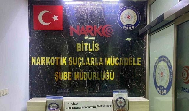 Bitlis’te uyuşturucu satıcılarına yönelik operasyon