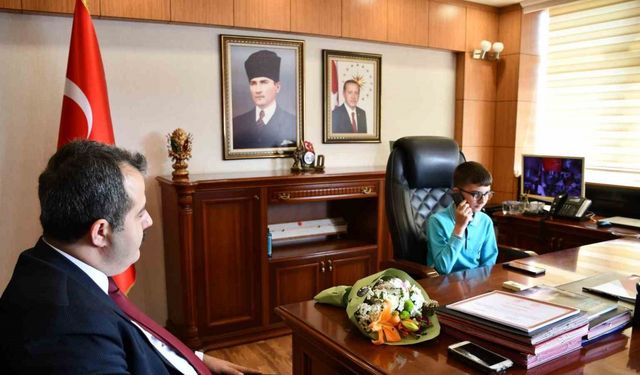 Vezirköprü’de makamlar çocuklara emanet edildi