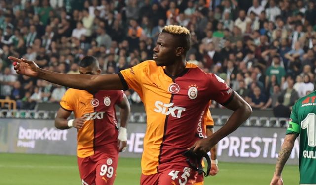 Ziraat Türkiye Kupası: Konyaspor: 0 - Galatasaray: 2 (İlk yarı)