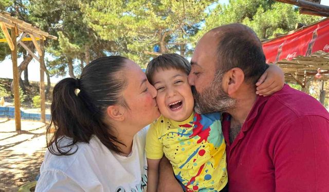 5 yaşındaki Candaş Efe, topuk kanından erken teshisle sağlıklı büyüyor