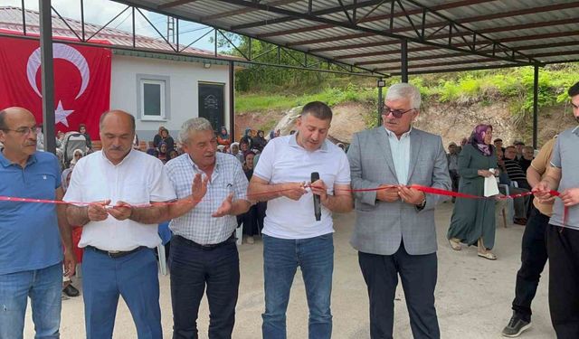 Hayırseverlerin desteği ile yapılan mescit ibadete açıldı