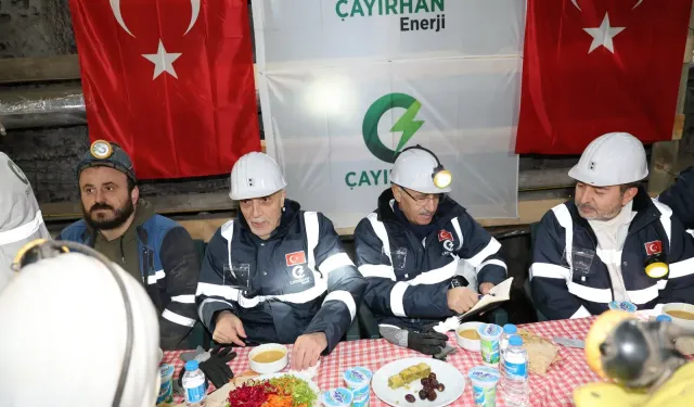 Ergün Atalay maden işçileriyle iftar yaptı